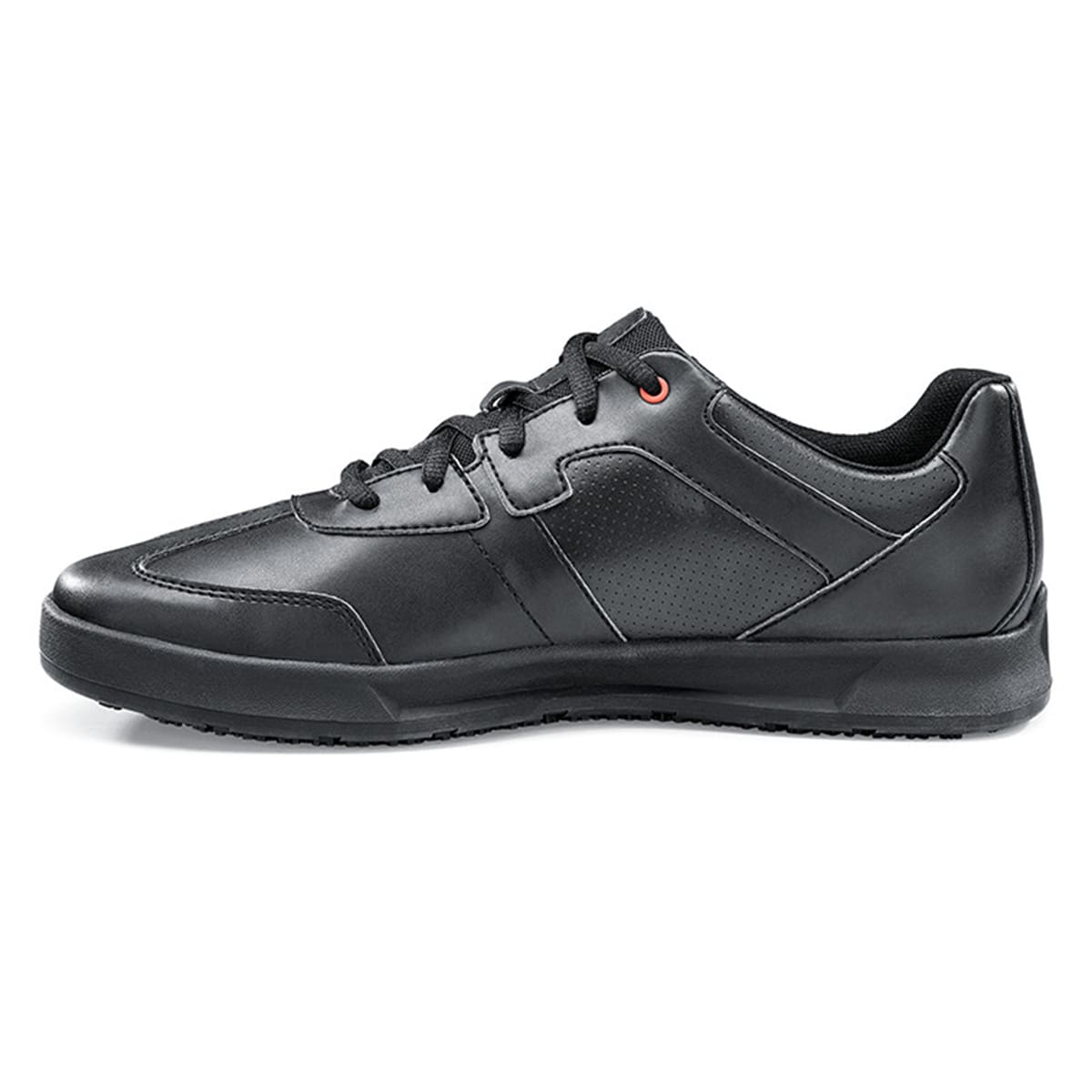 The Freestyle II from Shoes For Crews is a slip-resistant shoe featuring a removable cushioned insole, seen from the left.
