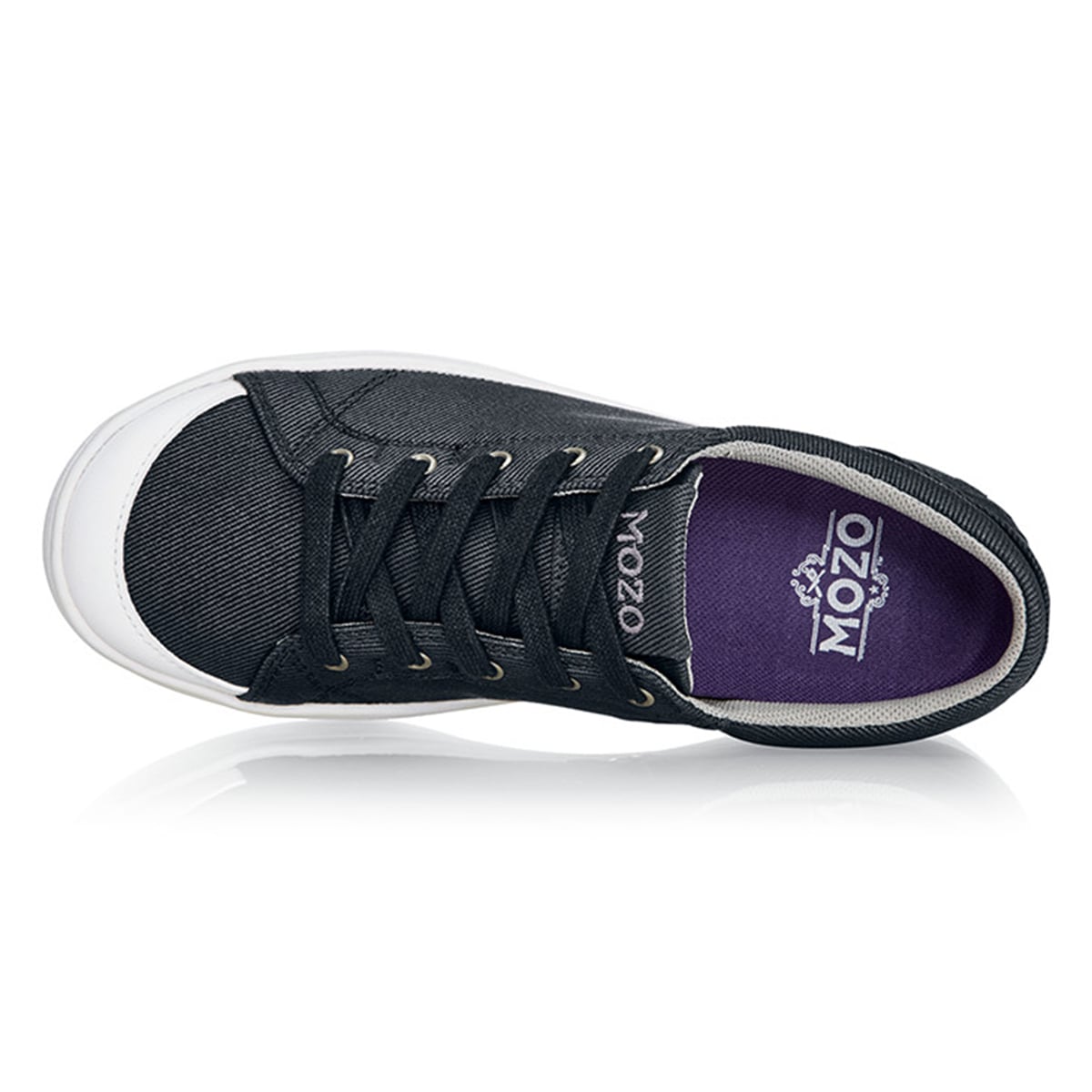 Maven by Mozo for Shoes For Crews are slip-resistant, waterproof trainers, seen from above.