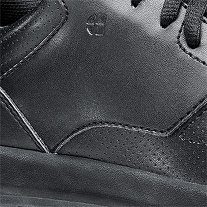 Liberty from Shoes For Crews are slip-resistant shoes that provide comfort throughout the day, detailed photography.