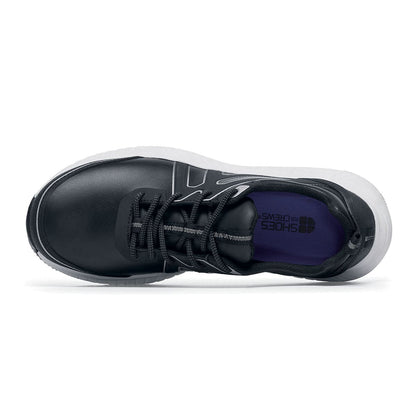 The Colly Soft Toe from Shoes For Crews are slip-resistant shoes that offer superior TripGuard technology, a water-resistant upper and arch support, seen from the above.
