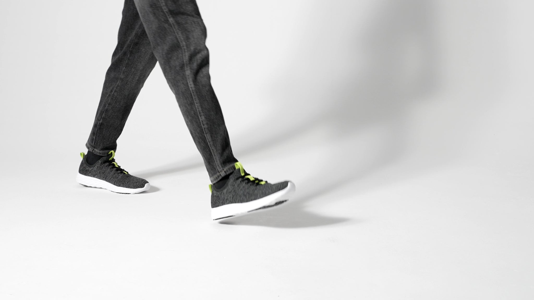 The Everlight™ ECO Mens Black/Grey from Shoes For Crews are slip-resistant, breathable, lightweight trainers made from recycled materials,  product video.